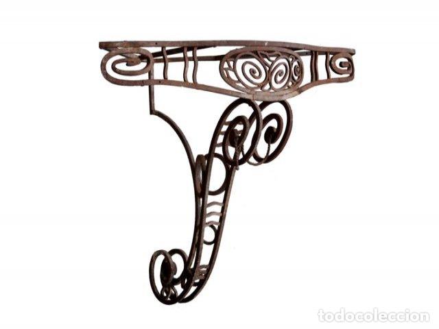 Antig&uuml;edades: Console fer forg&eacute; Art d&eacute;co 1930 - Foto 1