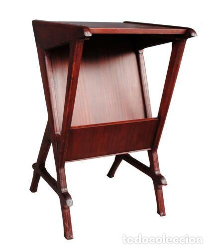 Antig&uuml;edades: Porte-revue et console en acajou - Foto 1