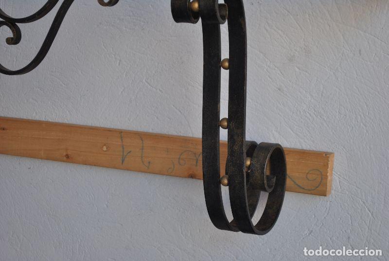 Antig&uuml;edades: Console fer forg&eacute; 1930 Art d&eacute;co et marbre - Foto 8