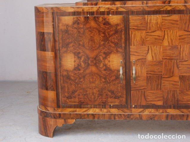 Antig&uuml;edades: Bahut deux corps Art d&eacute;co 1930 - Foto 2