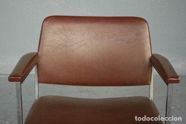 Antig&uuml;edades: Fauteuil de direction en cuir 1960 bon &eacute;tat - Foto 3