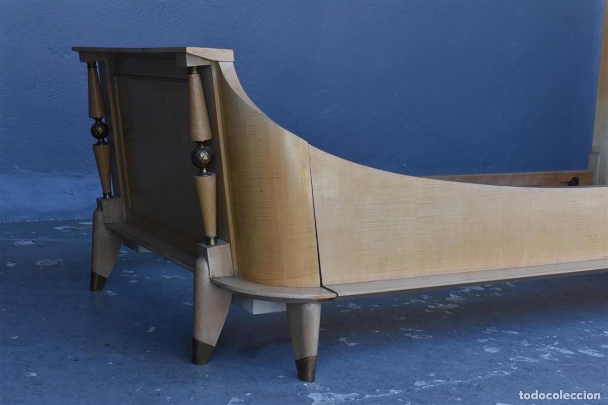 Antig&uuml;edades: Lit bateau sycomore style &agrave; 1940 - Foto 2