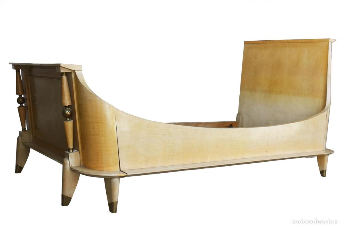 Antig&uuml;edades: Lit bateau sycomore style &agrave; 1940 - Foto 1