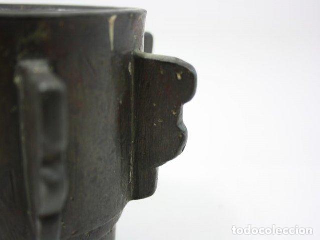 Antig&uuml;edades: Mortier &agrave; ailettes en bronze XVII&egrave;me - Foto 8