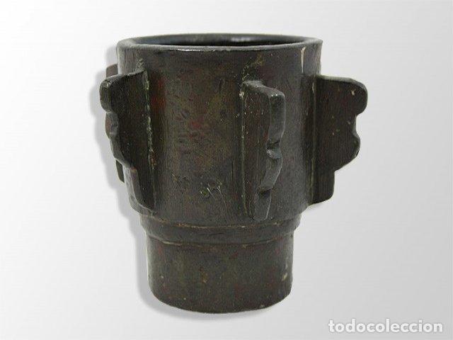 Antig&uuml;edades: Mortier &agrave; ailettes en bronze XVII&egrave;me - Foto 1