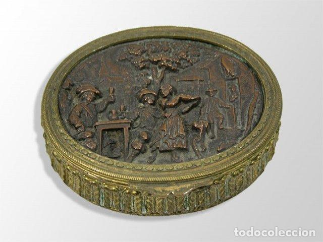Antig&uuml;edades: Boite &agrave; pilule en bronze dor&eacute; - Foto 10
