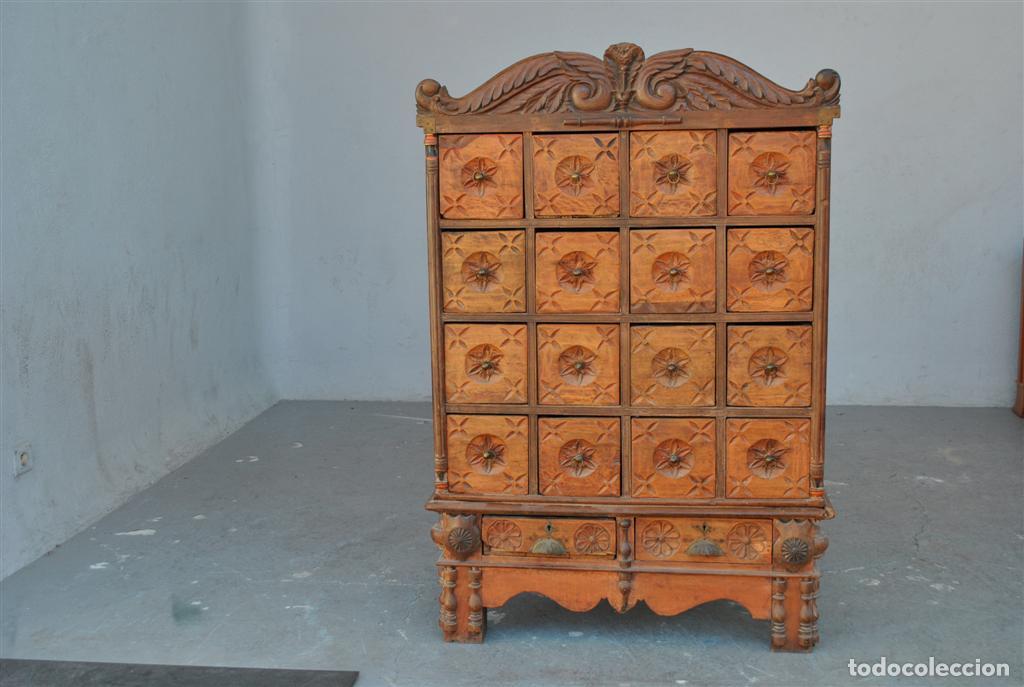 Antig&uuml;edades: Bahut indien &agrave; tiroirs - Foto 5