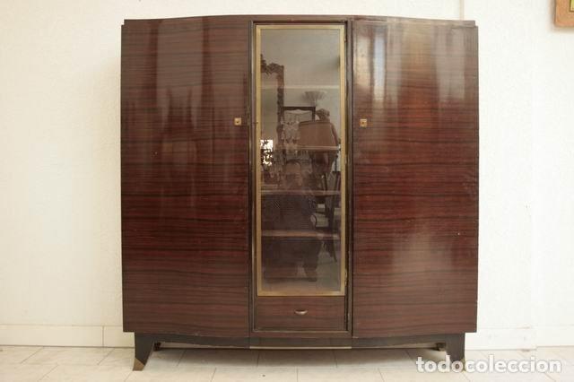 Antig&uuml;edades: Armoire en &eacute;b&egrave;ne de macassar 1940 - Foto 2