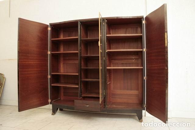 Antig&uuml;edades: Armoire en &eacute;b&egrave;ne de macassar 1940 - Foto 4