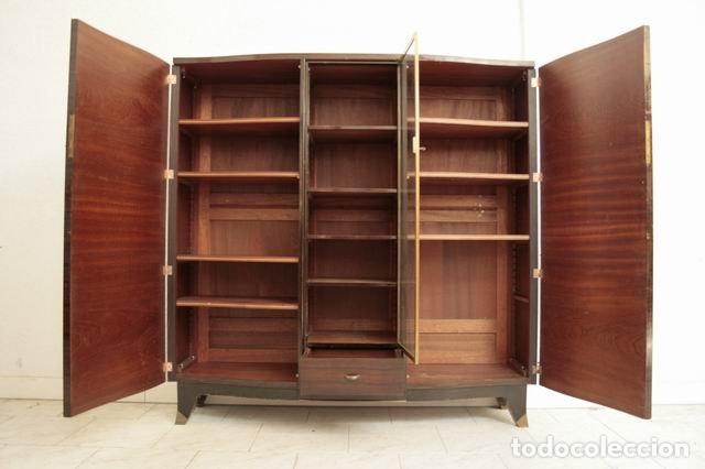 Antig&uuml;edades: Armoire en &eacute;b&egrave;ne de macassar 1940 - Foto 5