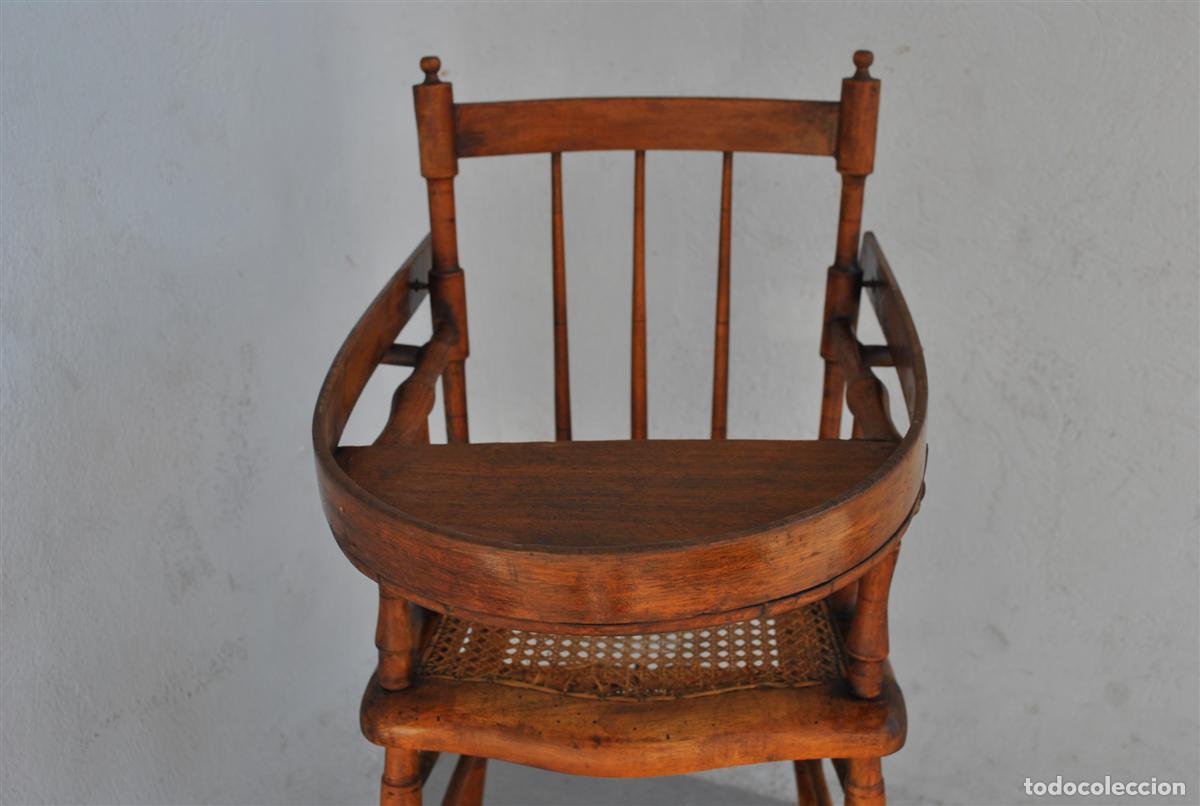 Antig&uuml;edades: Chaise haute de b&eacute;b&eacute; &agrave; syst&egrave;me d&eacute;poque 1900 - Foto 8
