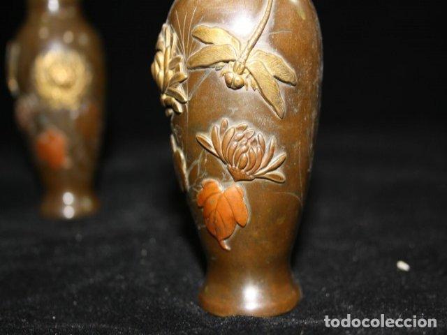 Antig&uuml;edades: Vases en bronze Meiji (paire) - Foto 7