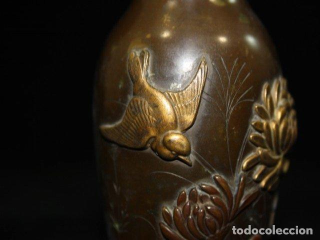 Antig&uuml;edades: Vases en bronze Meiji (paire) - Foto 9