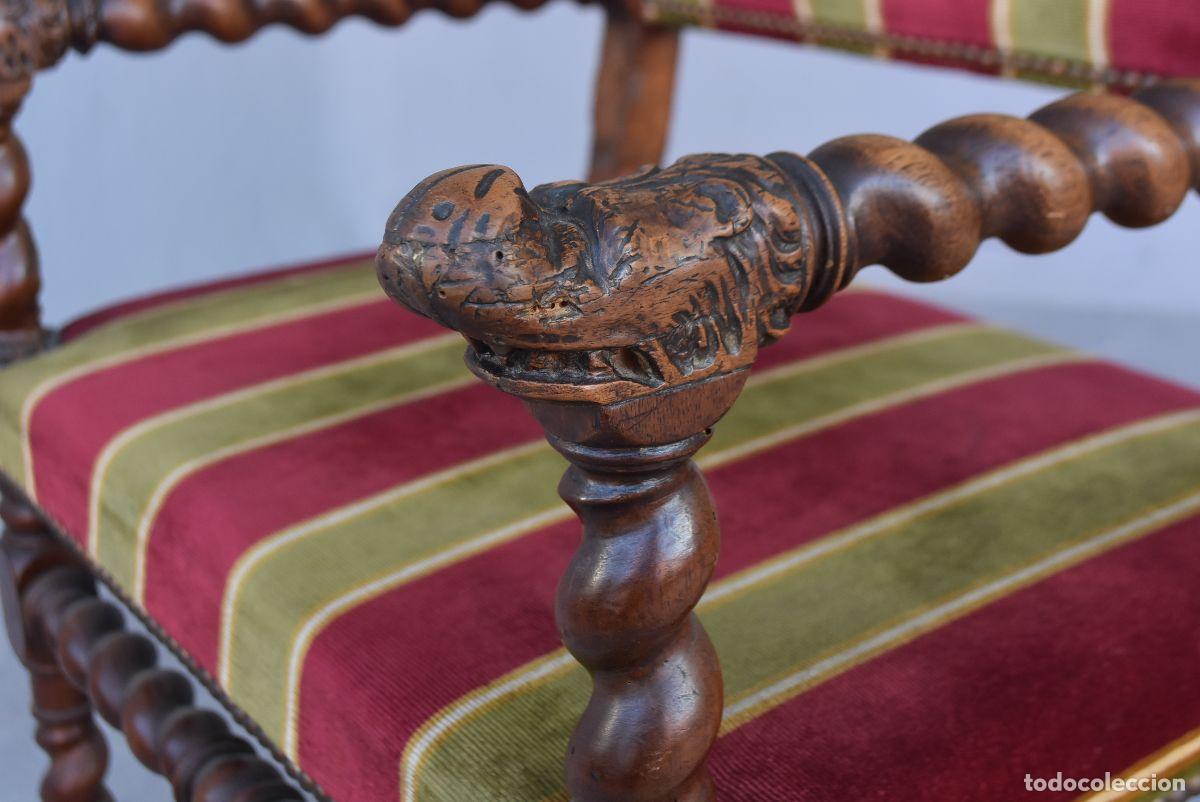Antig&uuml;edades: Fauteuil &agrave; bras d&eacute;poque XVII&egrave;me - Foto 3