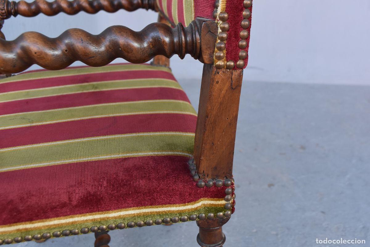 Antig&uuml;edades: Fauteuil &agrave; bras d&eacute;poque XVII&egrave;me - Foto 4