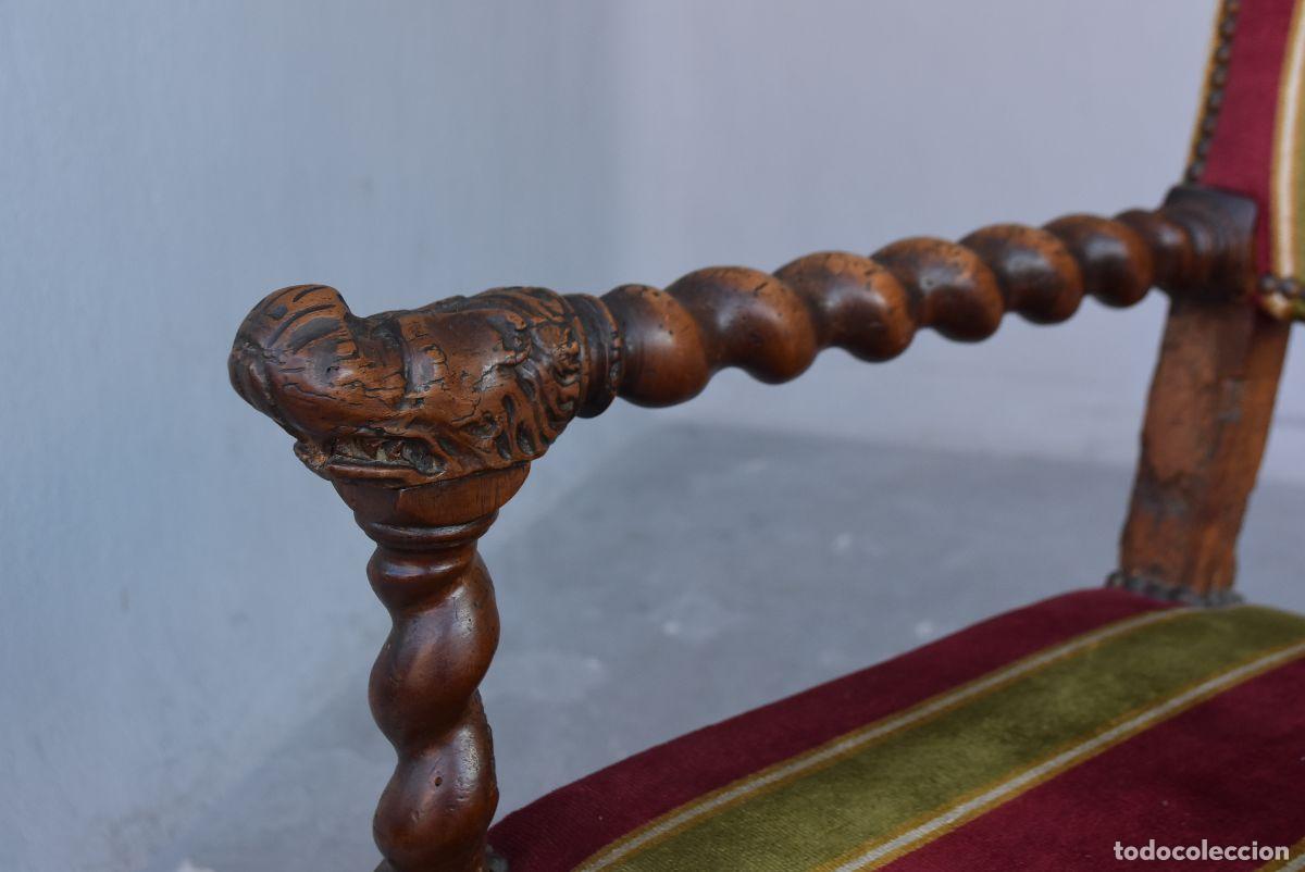 Antig&uuml;edades: Fauteuil &agrave; bras d&eacute;poque XVII&egrave;me - Foto 7