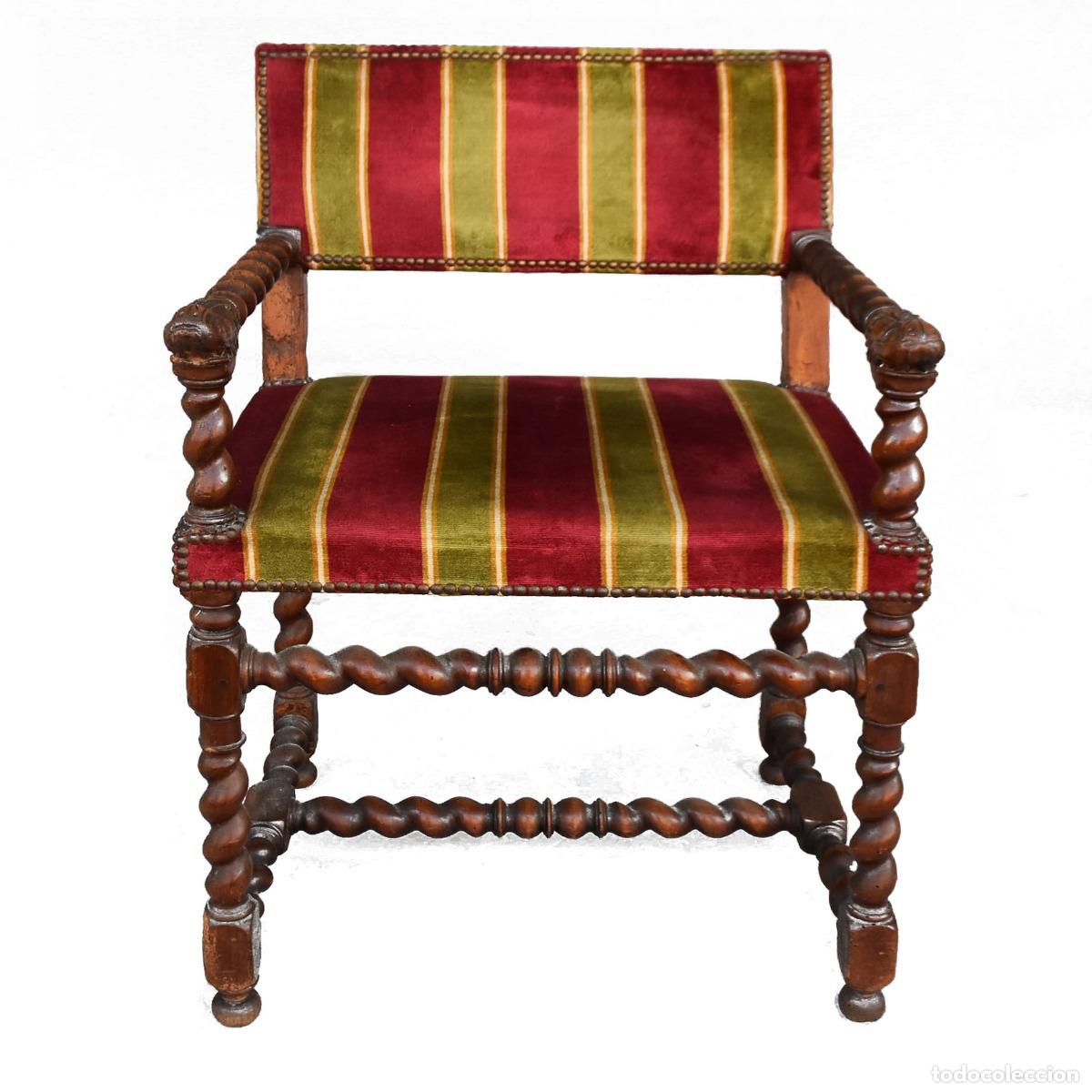 Antig&uuml;edades: Fauteuil &agrave; bras d&eacute;poque XVII&egrave;me - Foto 1