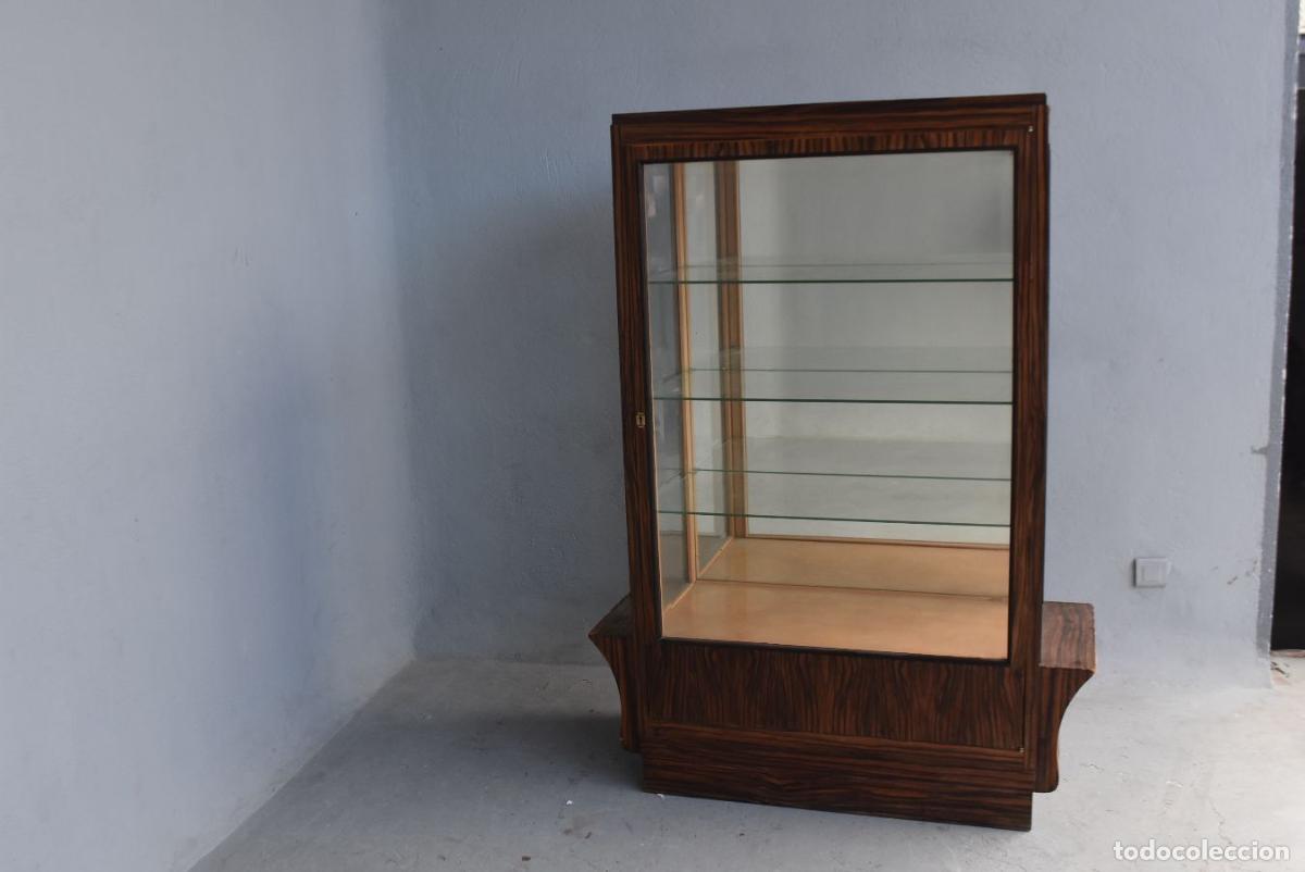 Antig&uuml;edades: Vitrine en macassar ann&eacute;es 30 Art d&eacute;co - Foto 2