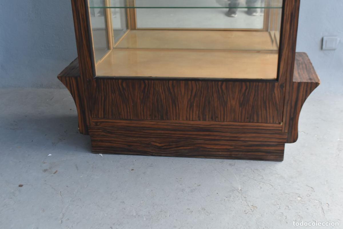 Antig&uuml;edades: Vitrine en macassar ann&eacute;es 30 Art d&eacute;co - Foto 4