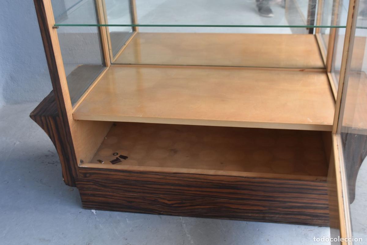 Antig&uuml;edades: Vitrine en macassar ann&eacute;es 30 Art d&eacute;co - Foto 9