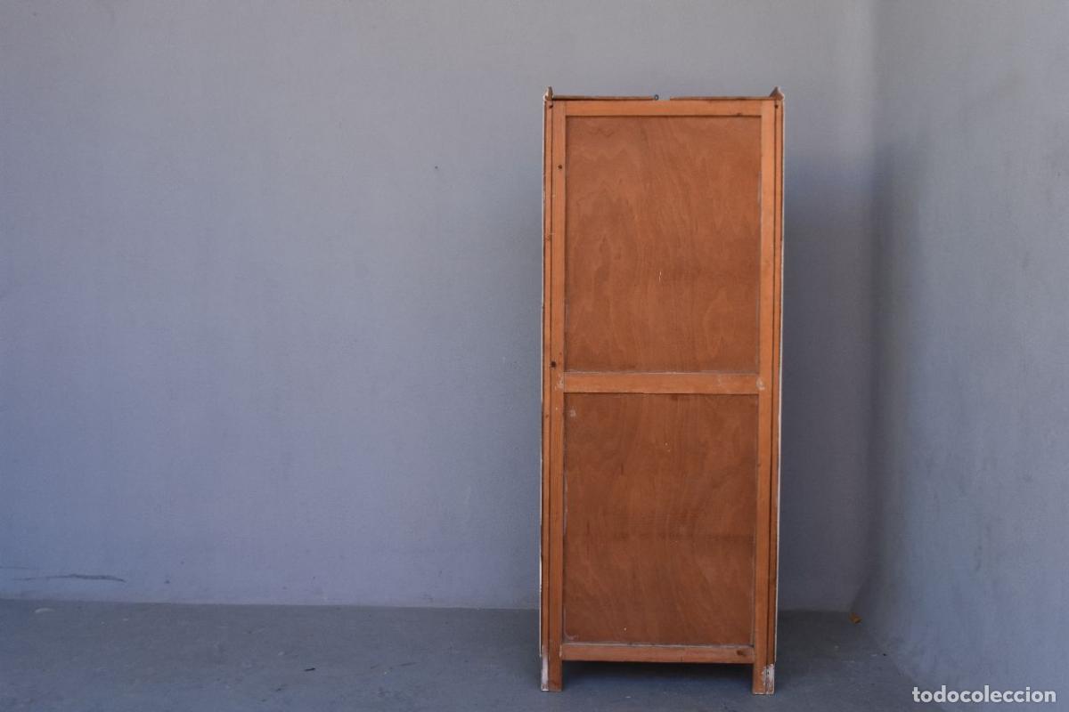 Antig&uuml;edades: Vitrines &eacute;clair&eacute;es bois laqu&eacute; pour collection - Foto 6