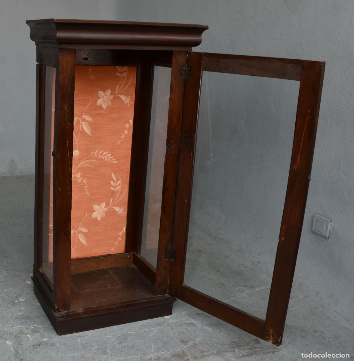 Antig&uuml;edades: Vitrine en acajou vitr&eacute;e 1900 &agrave; restaurer - Foto 3