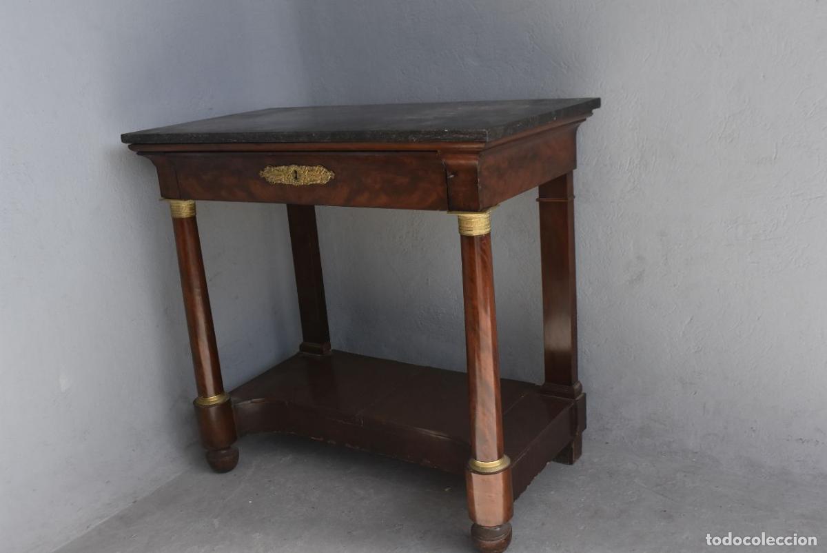 Antig&uuml;edades: Console en acajou &eacute;poque Empire XIX&egrave;me - Foto 2