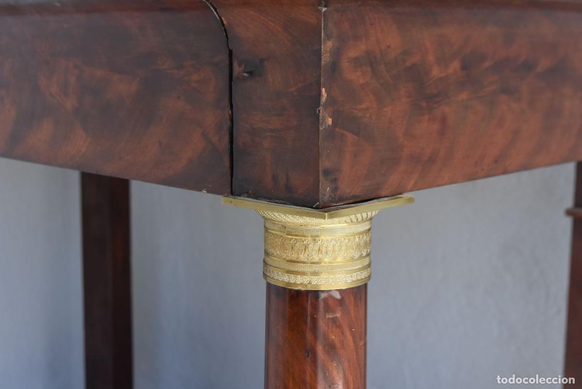 Antig&uuml;edades: Console en acajou &eacute;poque Empire XIX&egrave;me - Foto 5