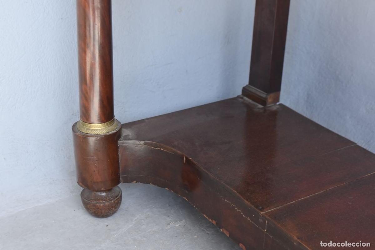Antig&uuml;edades: Console en acajou &eacute;poque Empire XIX&egrave;me - Foto 7