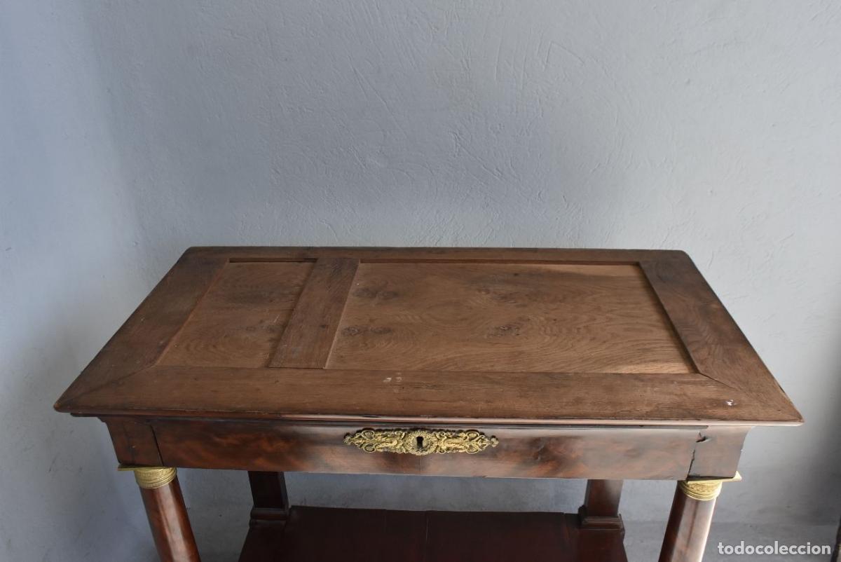 Antig&uuml;edades: Console en acajou &eacute;poque Empire XIX&egrave;me - Foto 8