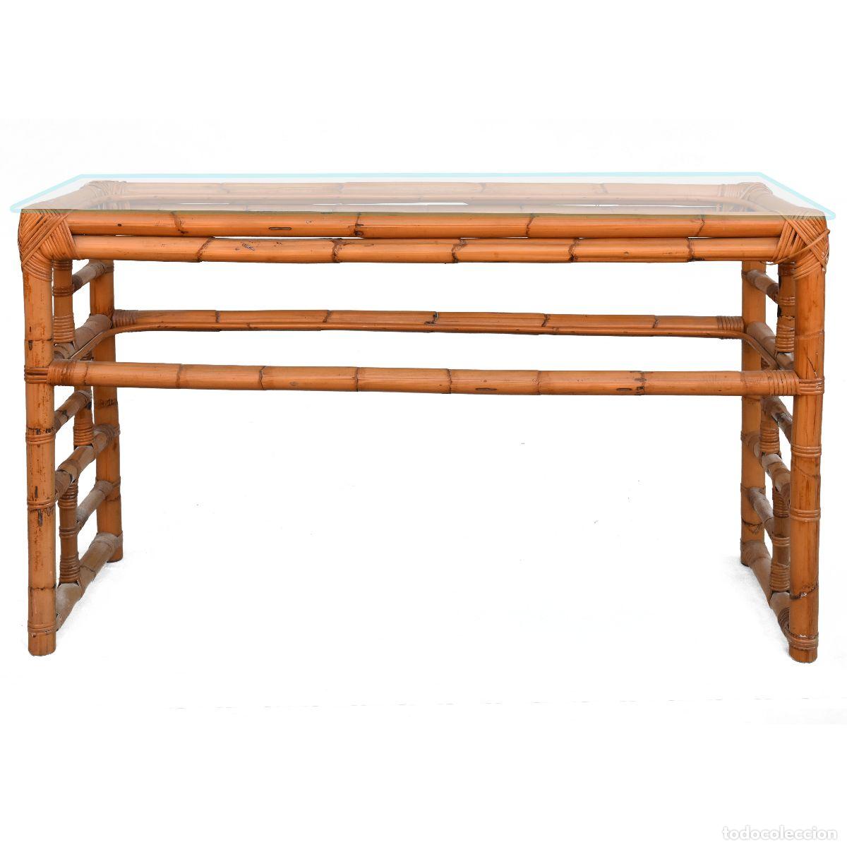 Antig&uuml;edades: Console bambou ann&eacute;es 60 - Foto 1
