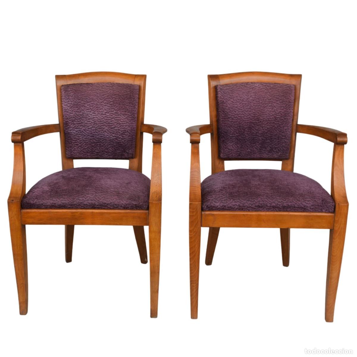 Antig&uuml;edades: Fauteuils de paquebots 1940 (paire) - Foto 1