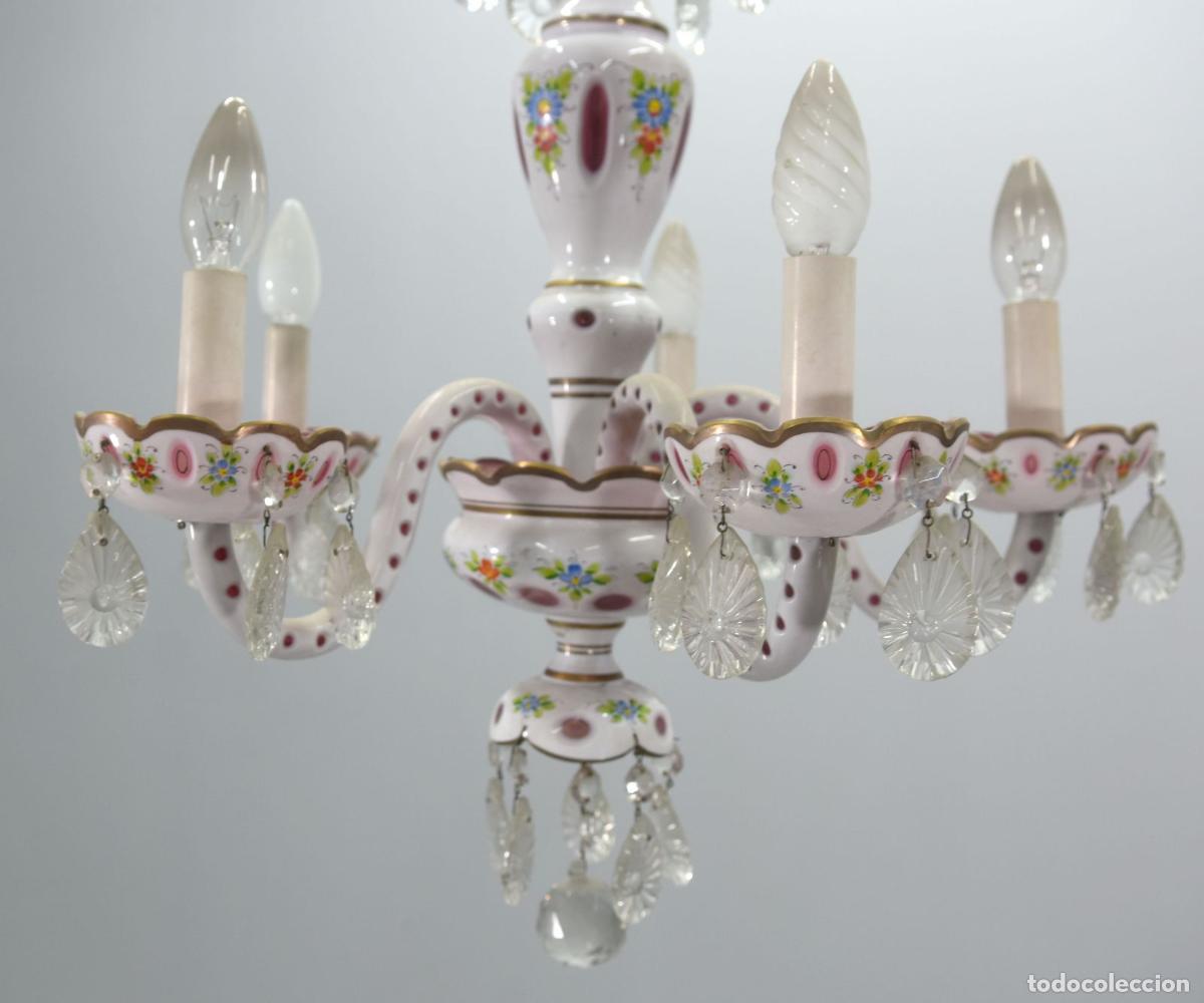Antig&uuml;edades: Lustre en overlay XIX&egrave;me - Foto 2