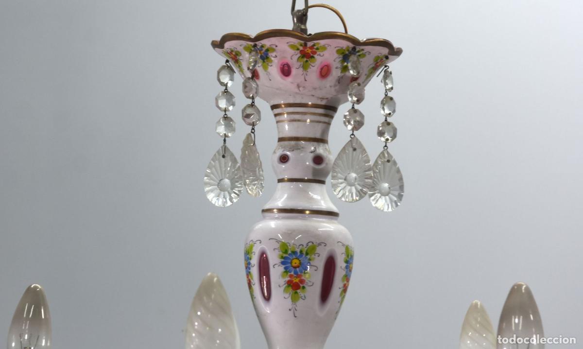 Antig&uuml;edades: Lustre en overlay XIX&egrave;me - Foto 3