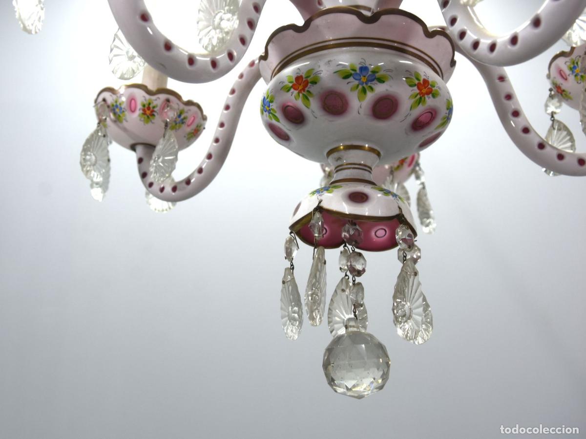 Antig&uuml;edades: Lustre en overlay XIX&egrave;me - Foto 6