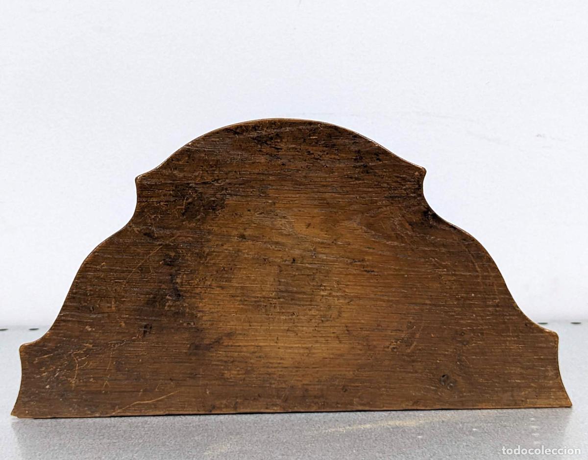 Antig&uuml;edades: Console dapplique en ch&ecirc;ne d&eacute;poque R&eacute;gence &agrave; d&eacute;cor de triton - Foto 4