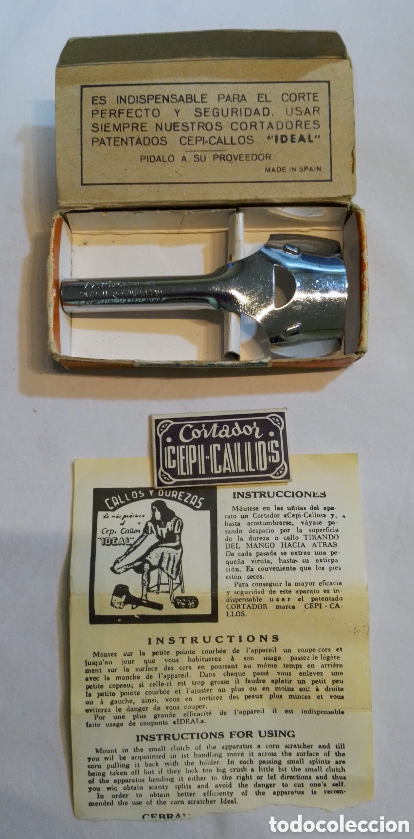 Antig&uuml;edades: HERRAMIENTA CEPI-CALLOS IDEAL - Foto 1