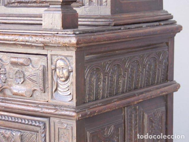 Antig&uuml;edades: Bahut deux corps XVII&egrave;me en ch&ecirc;ne - Foto 3