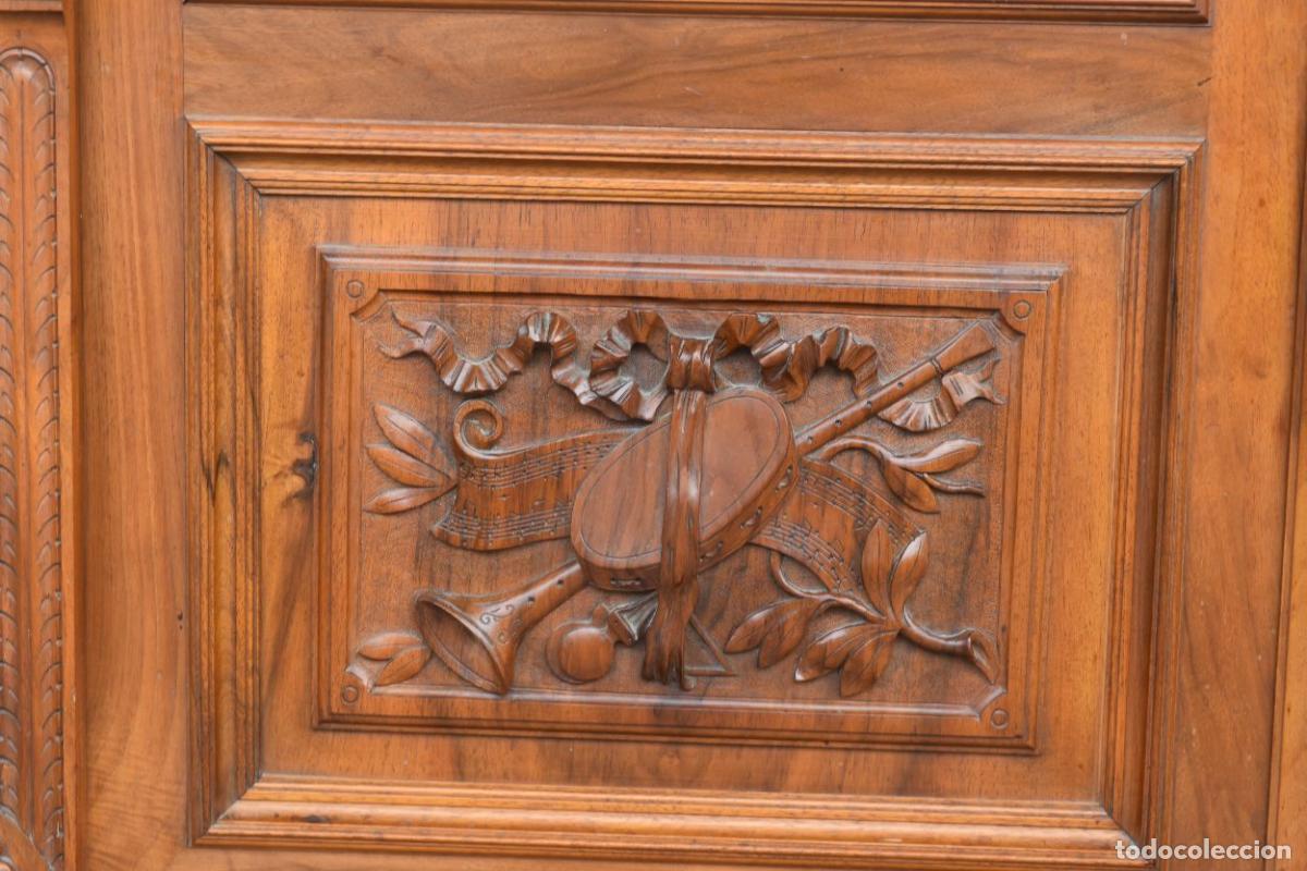 Antig&uuml;edades: Biblioth&egrave;que style Renaissance en noyer XIX&egrave;me - Foto 10