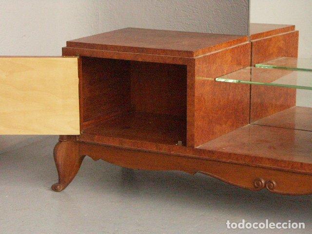 Antig&uuml;edades: Coiffeuse 1940 loupe de thuya - Foto 5