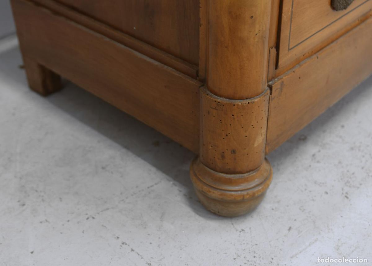 Antig&uuml;edades: Commode &agrave; Charles X en noyer d&eacute;poque XIX&egrave;me - Foto 5