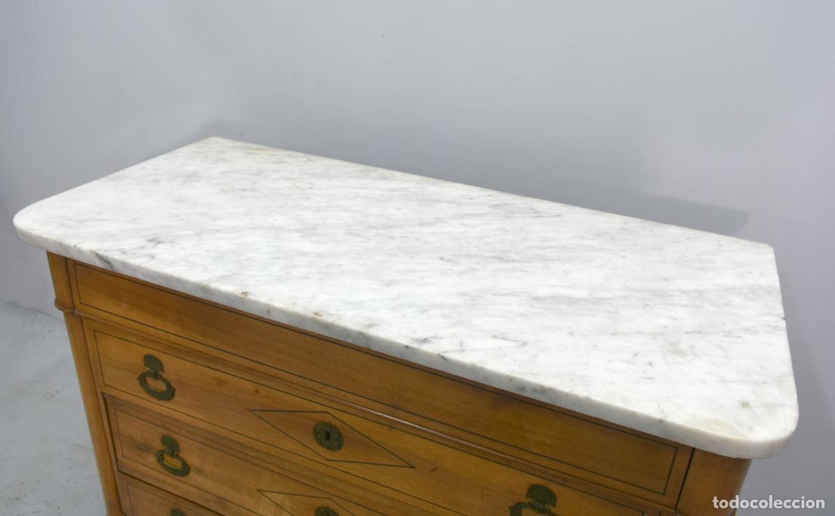 Antig&uuml;edades: Commode &agrave; Charles X en noyer d&eacute;poque XIX&egrave;me - Foto 8