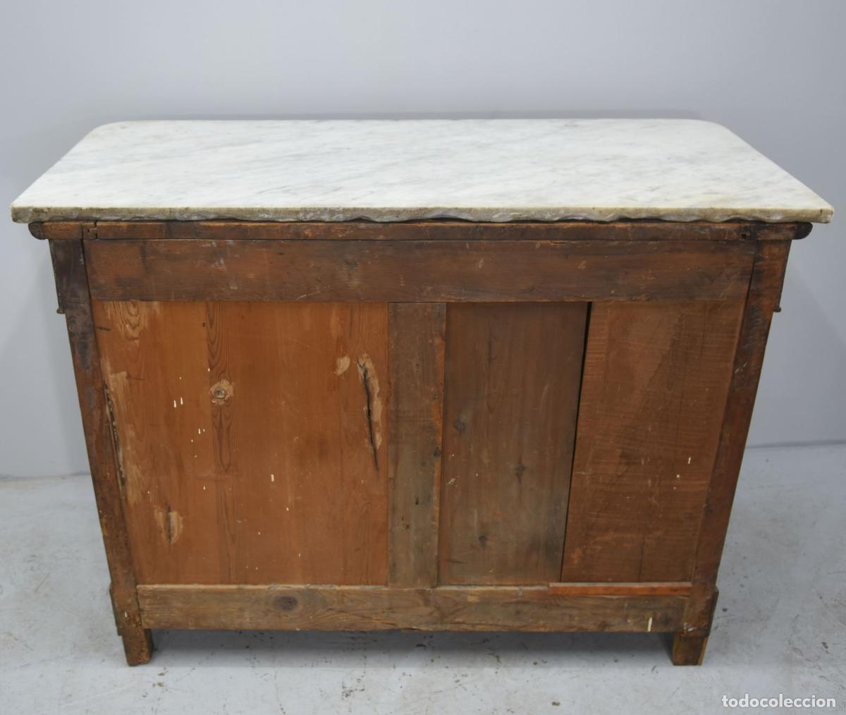 Antig&uuml;edades: Commode &agrave; Charles X en noyer d&eacute;poque XIX&egrave;me - Foto 9