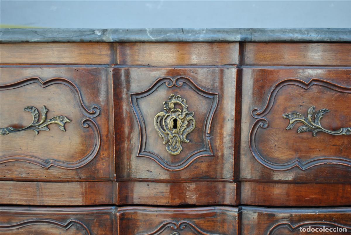 Antig&uuml;edades: Commode arbal&egrave;te galb&eacute;e noyer &eacute;poque XVIII&egrave;me - Foto 3