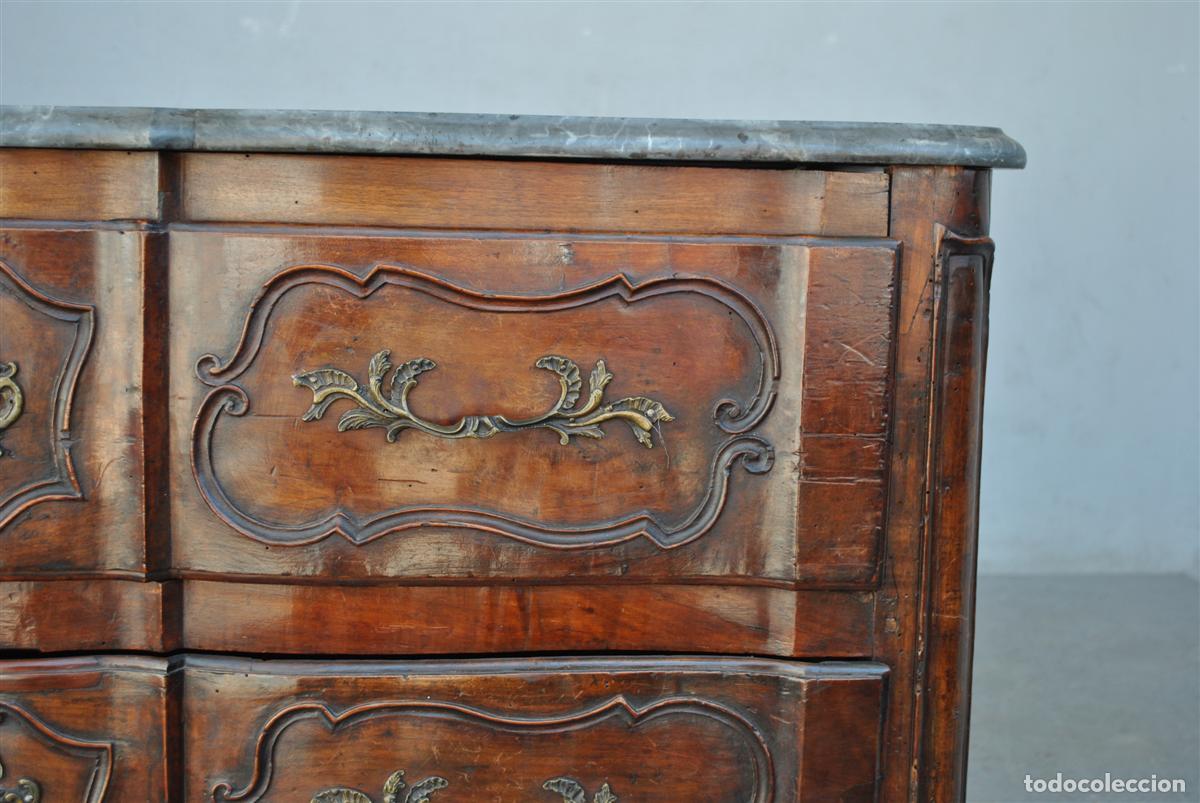 Antig&uuml;edades: Commode arbal&egrave;te galb&eacute;e noyer &eacute;poque XVIII&egrave;me - Foto 4