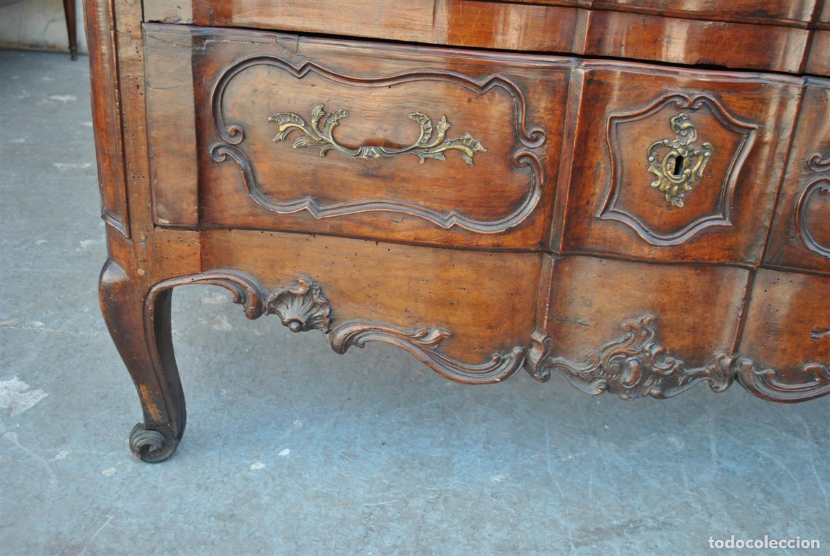 Antig&uuml;edades: Commode arbal&egrave;te galb&eacute;e noyer &eacute;poque XVIII&egrave;me - Foto 5