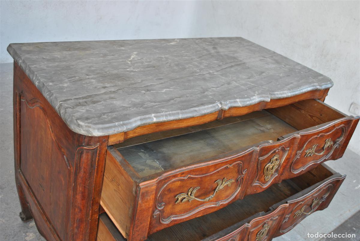 Antig&uuml;edades: Commode arbal&egrave;te galb&eacute;e noyer &eacute;poque XVIII&egrave;me - Foto 7