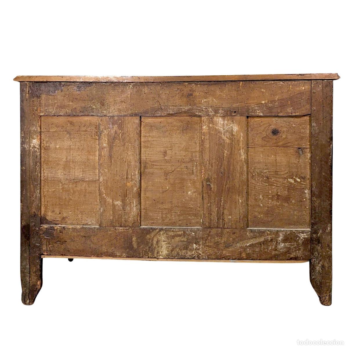 Antig&uuml;edades: Commode arbal&egrave;te galb&eacute;e noyer &eacute;poque XVIII&egrave;me - Foto 5