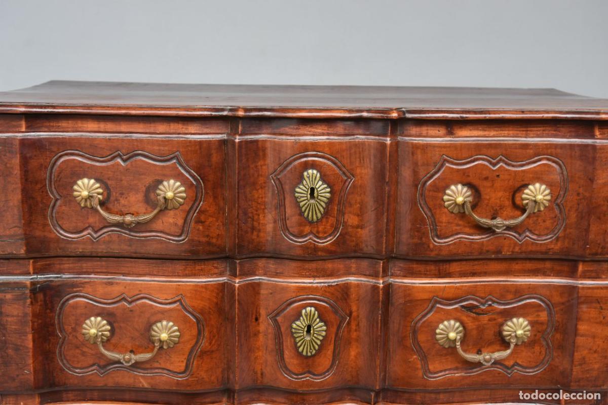 Antig&uuml;edades: Commode arbal&egrave;te galb&eacute;e noyer &eacute;poque XVIII&egrave;me - Foto 3