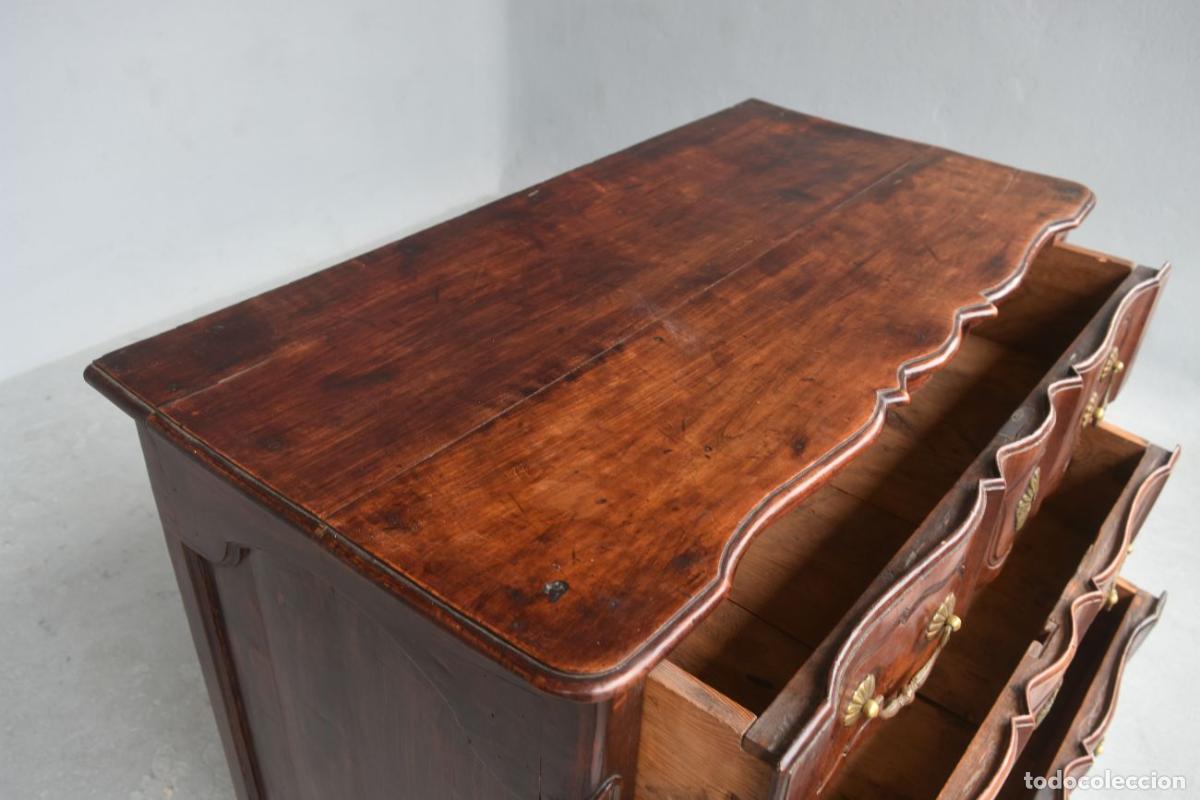 Antig&uuml;edades: Commode arbal&egrave;te galb&eacute;e noyer &eacute;poque XVIII&egrave;me - Foto 5